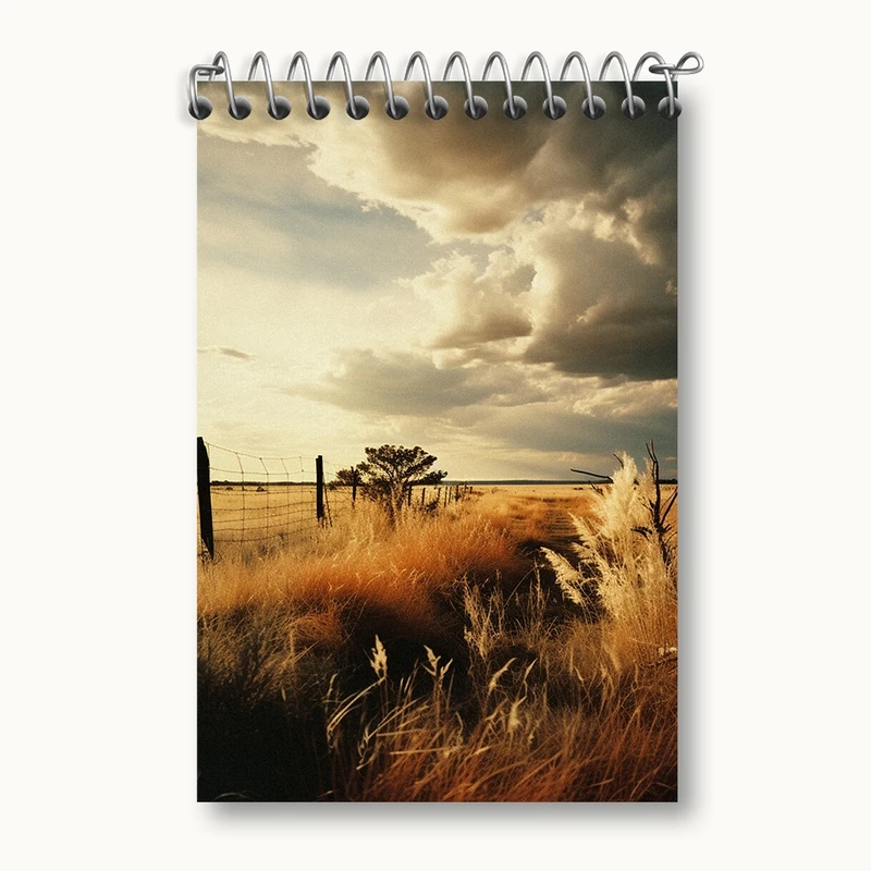 دفتر یادداشت 50 برگ خندالو مدل منظره کد F488