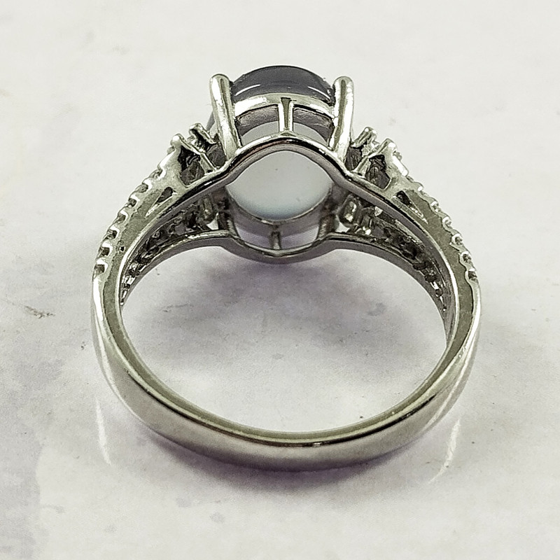 انگشتر نقره زنانه سلین کالا مدل عقیق یمنی کد 71