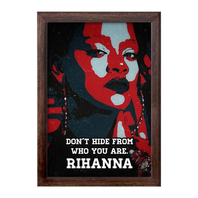 تابلو خندالو طرح ریانا (Rihanna) کد F1804