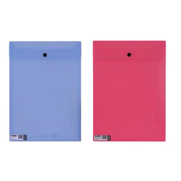 پوشه دکمه دار پاپکو مدل 117  بسته 2 عددی