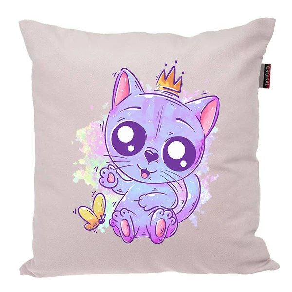 کوسن ناریکو مدل فانتزی طرح گربه کد 01195