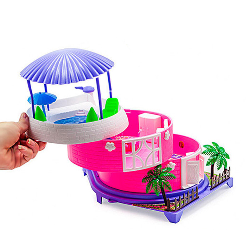 ست اسباب بازی لوازم خانه مدل خانه بهار 3 طبقه کد 9005