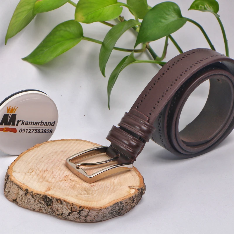 عکس شماره 10 : کمربند مردانه مدل چرم طبیعی