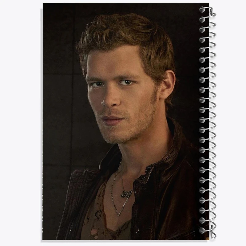 دفتر ژورنال نویسی 50 برگ خندالو مدل نقطه ای طرح کلاوس مایکلسون خاطرات یک خون آشام The Vampire Diaries کد 23677