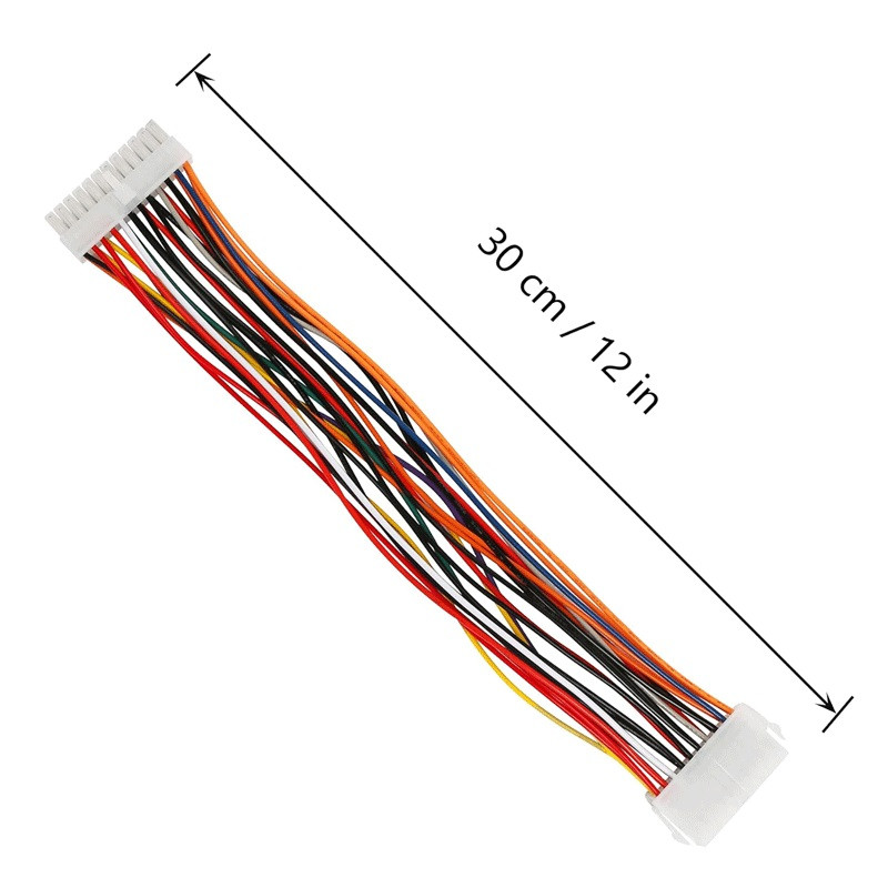 مبدل برق 20 به 24 پین مدل NETPIL-7000 طول 0.30