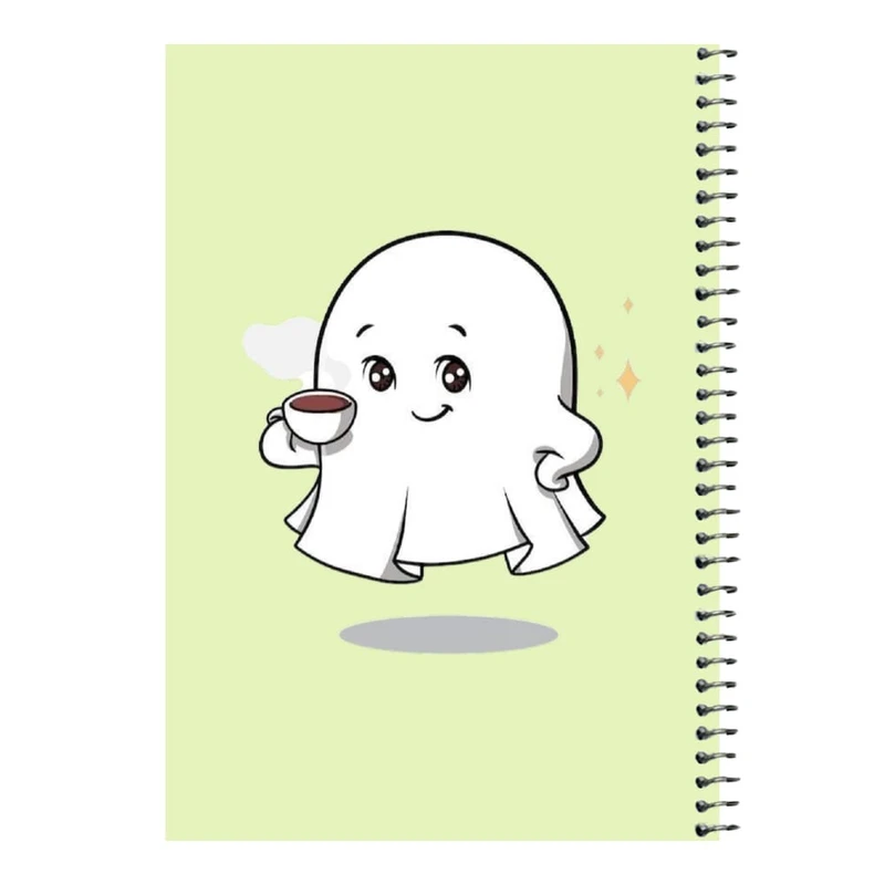 دفتر مشق 80 برگ اس جی مدل روح و قهوه   