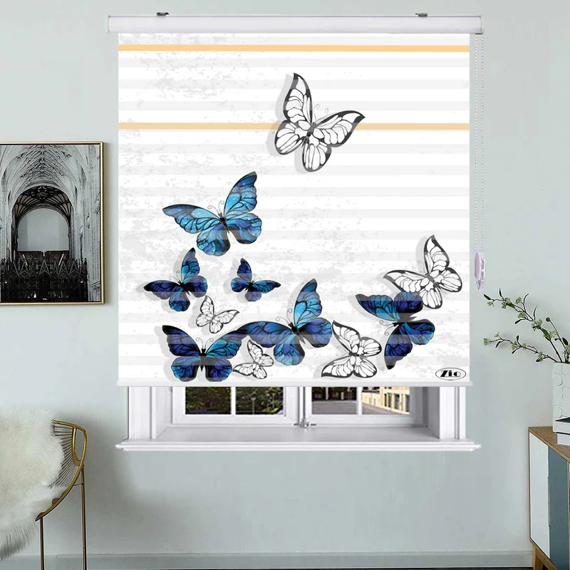 پرده زبرا زیو مدل TD-4 سایز 250x150 سانتی متر