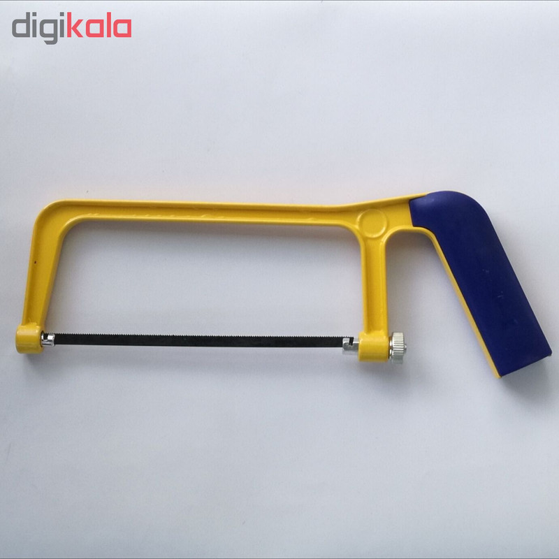 کمان اره چوب و آهن mini با رنگ زرد و دسته آبی