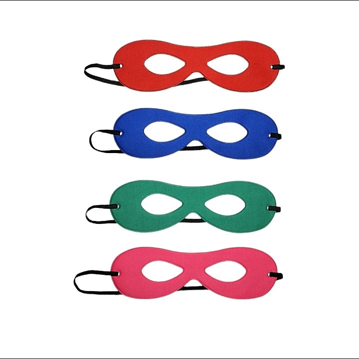 ماسک ایفای نقش مدل رنگی مجموعه 4 عددی