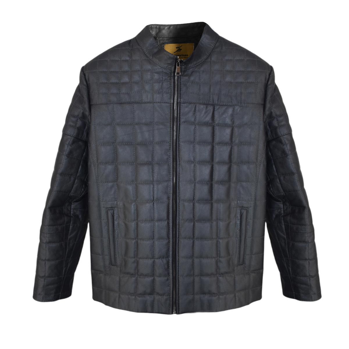 کت چرم مردانه چرمیران مدل شنل دوزی -  - 2