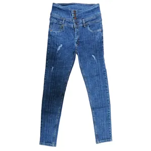 شلوار جین زنانه  مدل کمر گن دار BR4