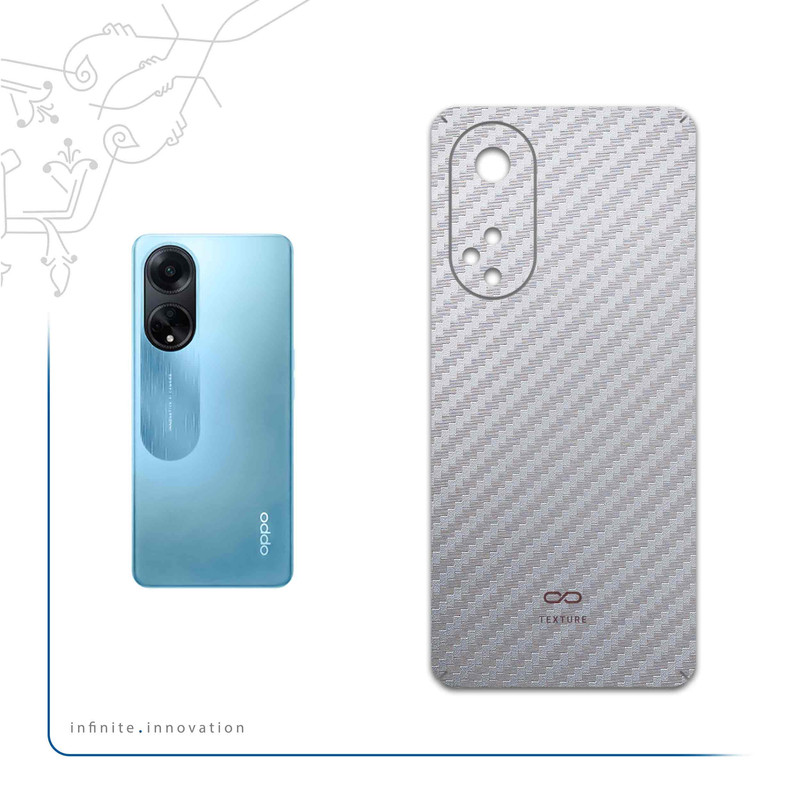 برچسب پوششی ماهوت مدل Steel-Fiber مناسب برای گوشی موبایل اپو A98