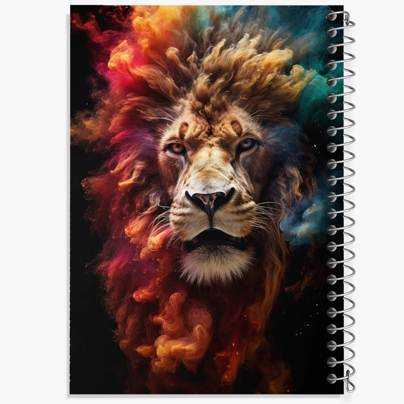 دفتر مشق 50 برگ خندالو طرح شیر کد F2691