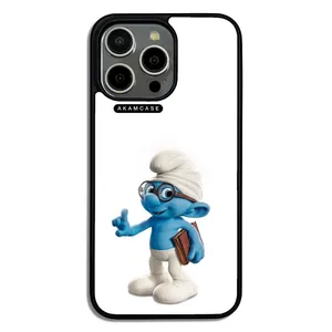 AKAM AMC-WA15PROMAX-SMURFS-19 Cover For Apple iPhone 15 Pro Max