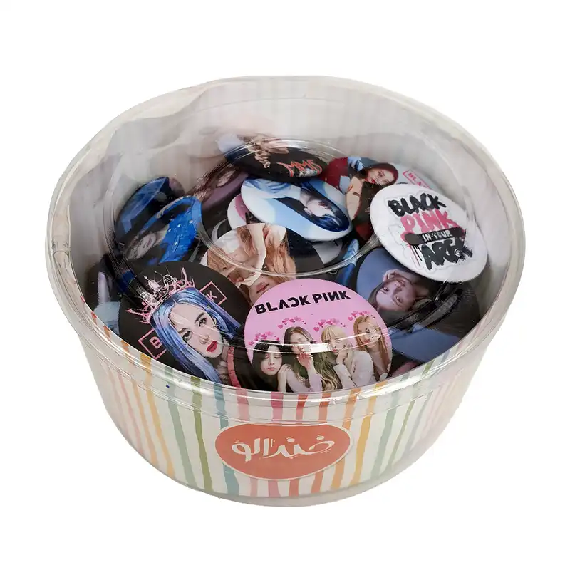 پیکسل خندالو مدل گروه بلک پینک کد 22 مجموعه 50 عددی