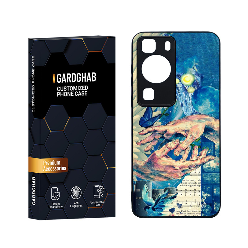 کاور گارد قاب مدل هنری مناسب برای گوشی موبایل هوآوی P60 / P60 Pro