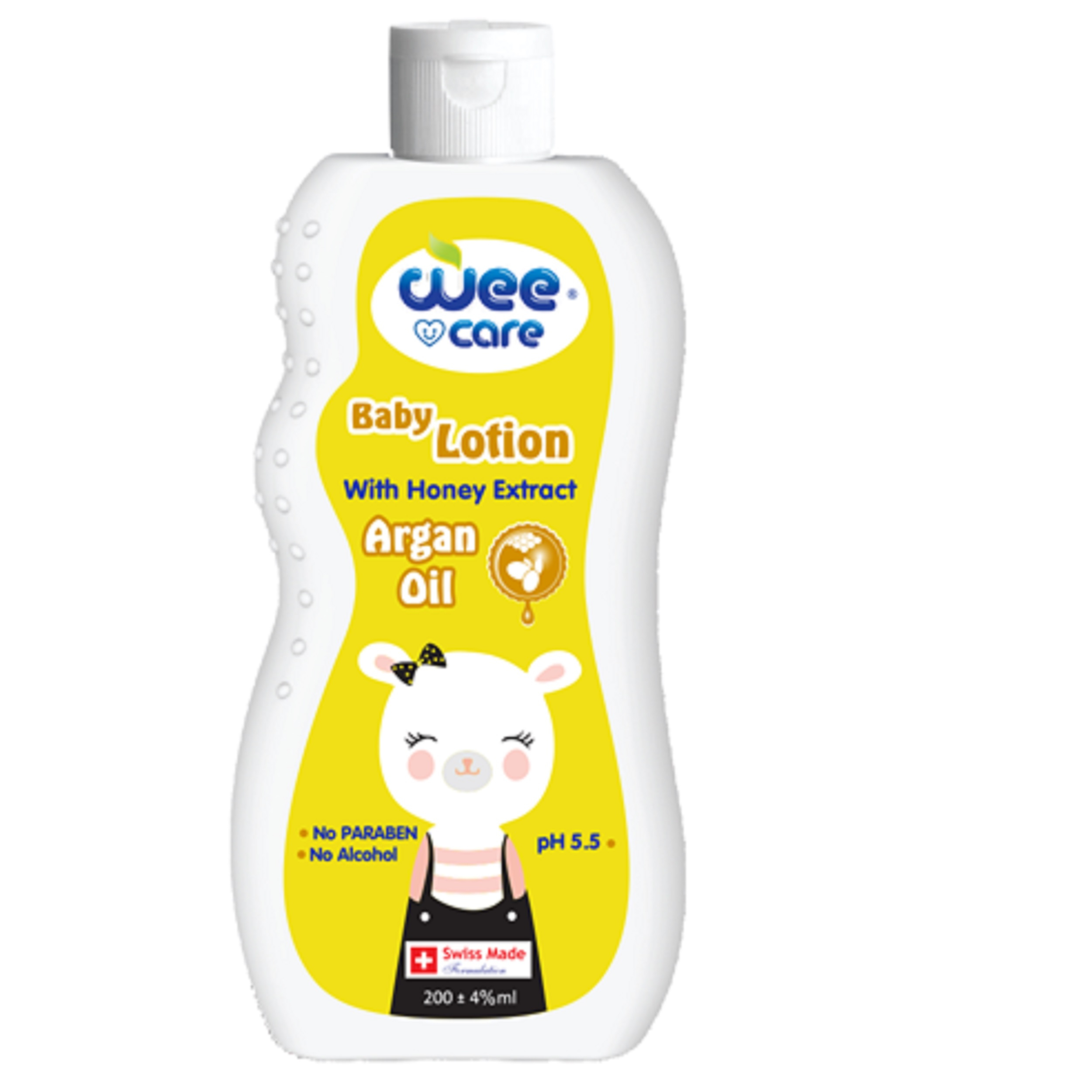 لوسیون بدن کودک وی کر مدل عصاره عسل و روغن آرگان 200 میلی لیتر