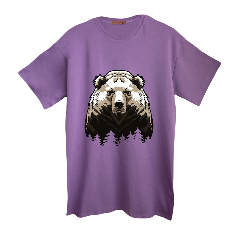تی شرت آستین کوتاه مردانه مدل خرس
