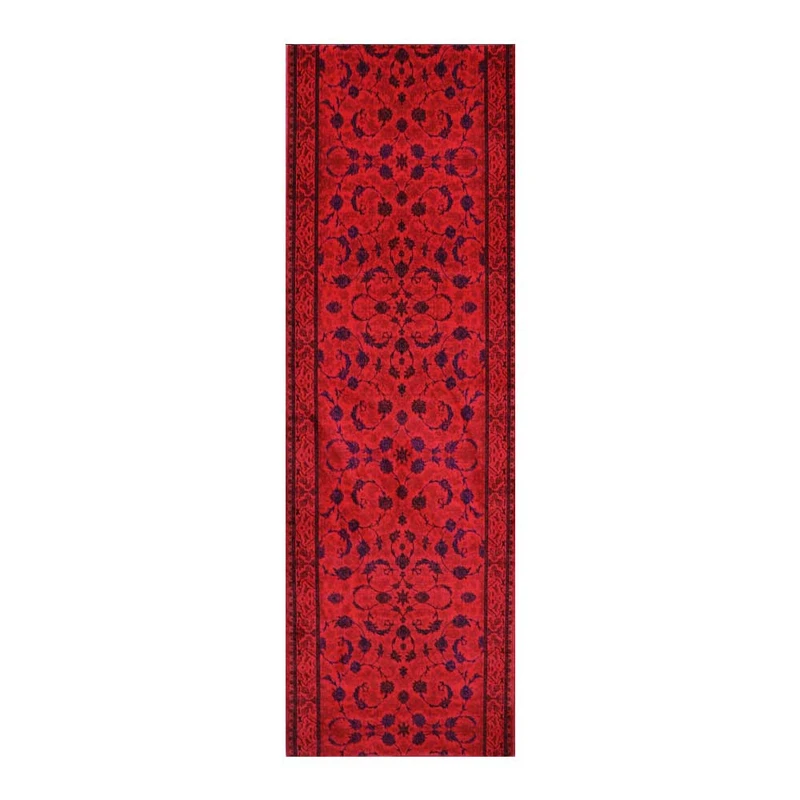 فرش ماشینی 700 شانه فرش هیوا زمینه لاکی حاشیه لاکی مدل افشان مانا