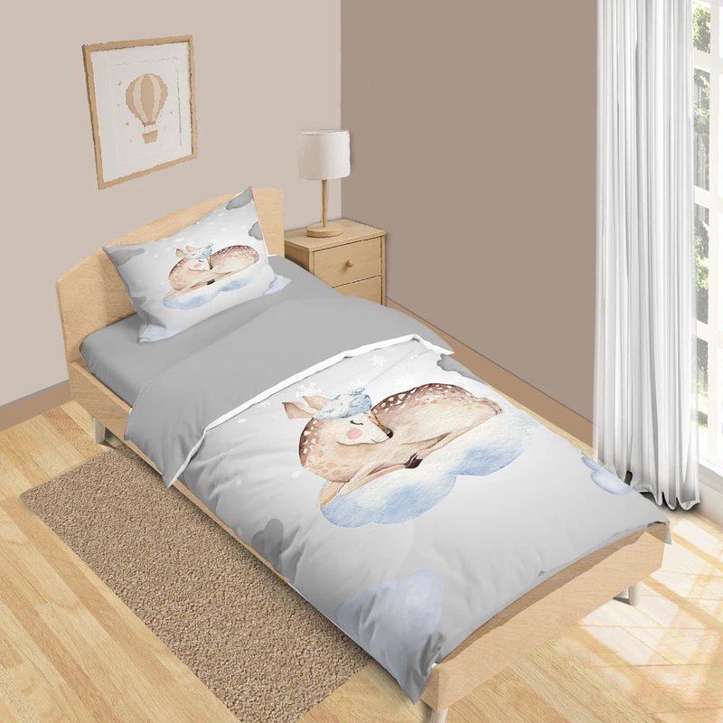 سرویس روتختی 1 نفر 4 تکه نوپه هوم مدل آهو T6287