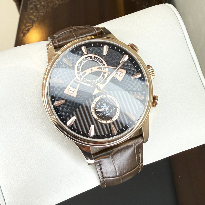 ساعت مچی عقربهای مردانه کوارتز سانتا باربارا پولو راکت کلاب مدل SB.1.10593-4