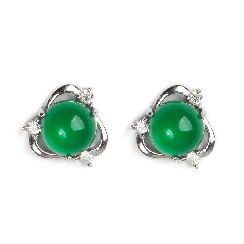 گوشواره نقره زنانه ماربلین مدل عقیق ساینا گوشواره نقره زنانه ماربلین مدل عقیق ساینا