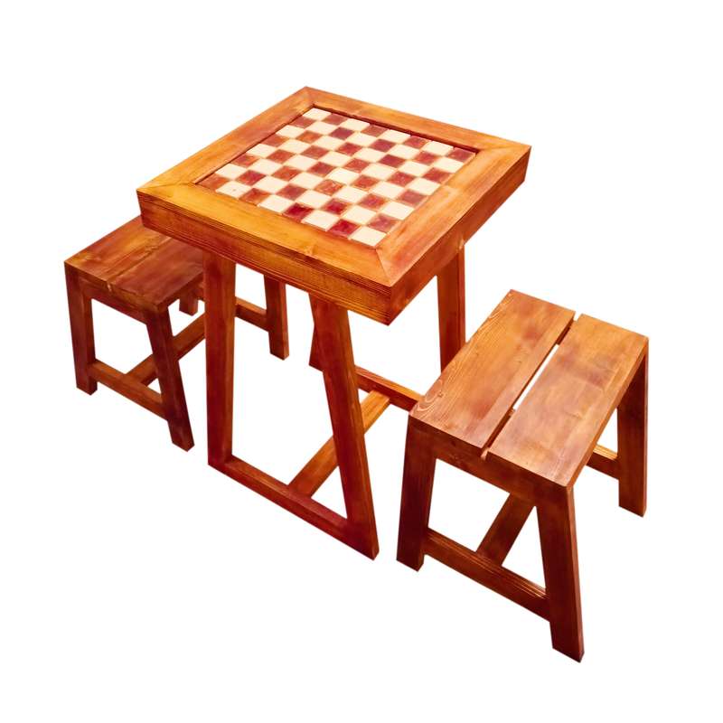 میز و صندلی شطرنج مدل 102 set