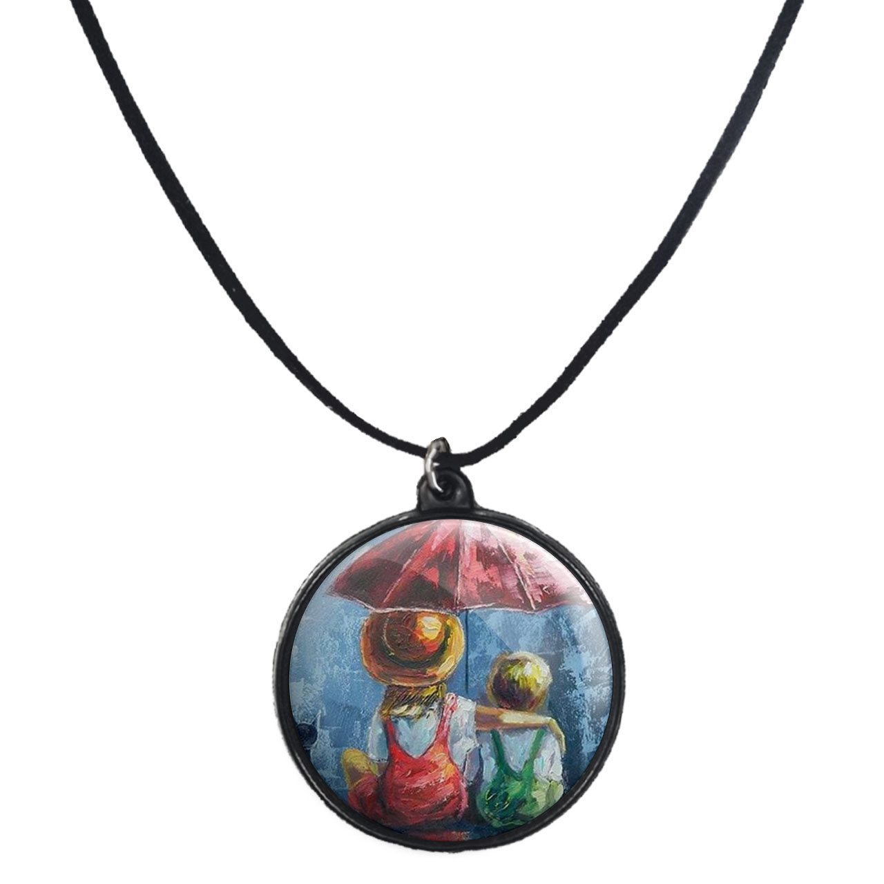 گردنبند پرمانه طرح عاشقانه کد pmb.5350 مدل دو طرفه