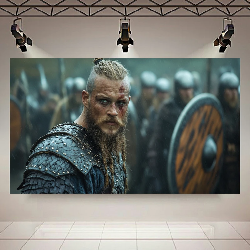  پوستر طرح مخمل وایکینگ ها مدل رگنار کد AR303560