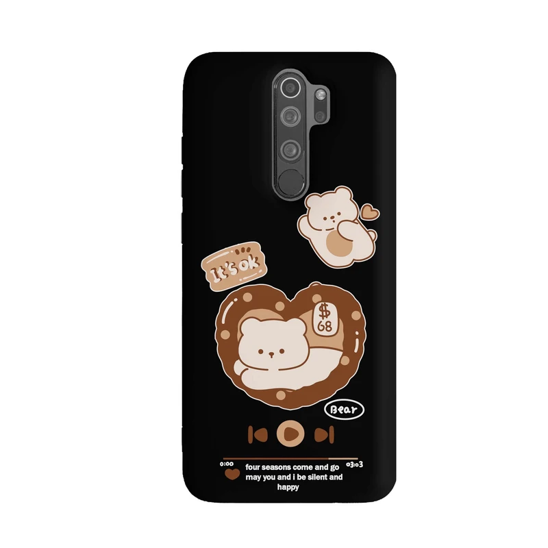 کاور قاب گارد طرح موزیک خرس کد a2598 مناسب برای گوشی موبایل شیائومی Redmi Note 8 Pro