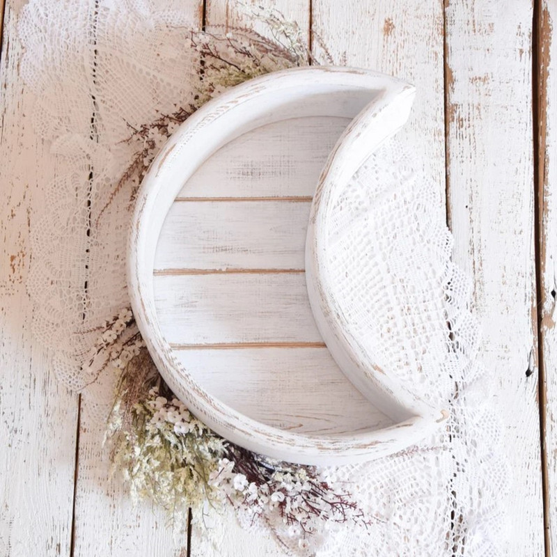 باکس دکور آتلیه کودک و نوزاد مدل قاب ماه