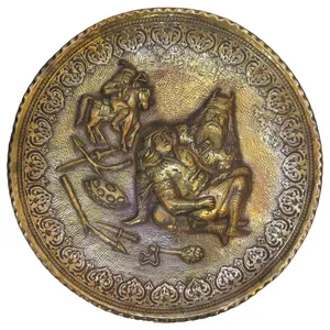 سینی قلمزنی طرح نوش دارو پس از مرگ سهراب