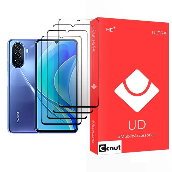 محافظ صفحه نمایش سرامیکی کوکونات مدل UD Glass4 مناسب برای گوشی موبایل هوآوی nova Y70 Plus بسته چهار عددی