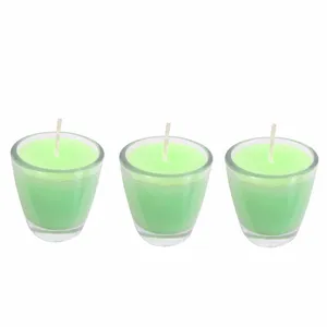 شمع لیوانی مدل آدامس خرسي بسته 3 عددی