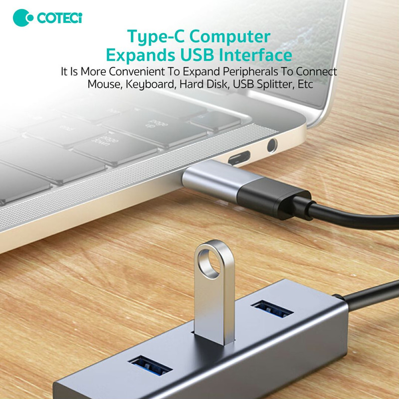 مبدل OTG USB به USB-C کوتتسی مدل 87617