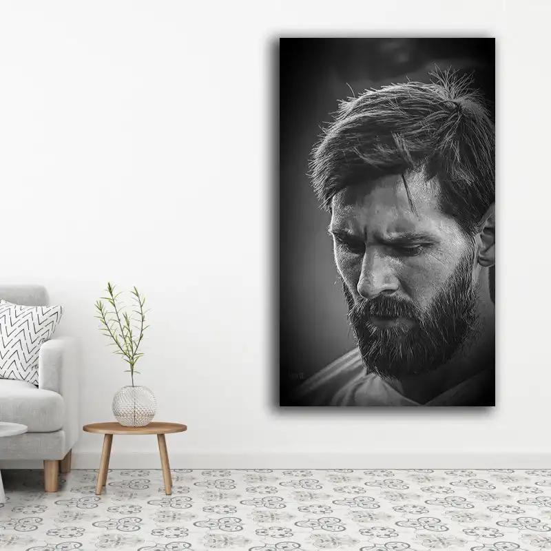 تابلو شاسی آتریسا مدل لیونل مسی طرح فوتبال