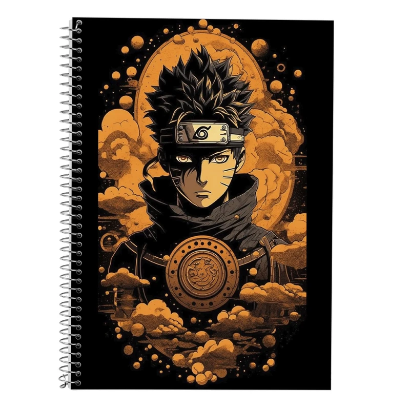 دفتر زبان 50 برگ مدوپد مدل سه خط طرح نارتو narto کد DF10560