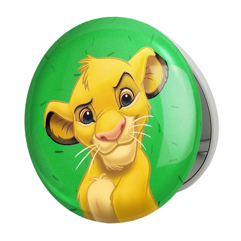 آینه جیبی خندالو طرح شیرشاه Lion King مدل تاشو کد 10695 