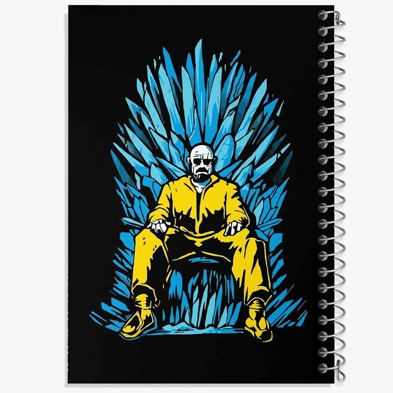 دفتر مشق 50 برگ خندالو مدل والتر وایت سریال بریکینگ بد Breaking Bad  کد 13297