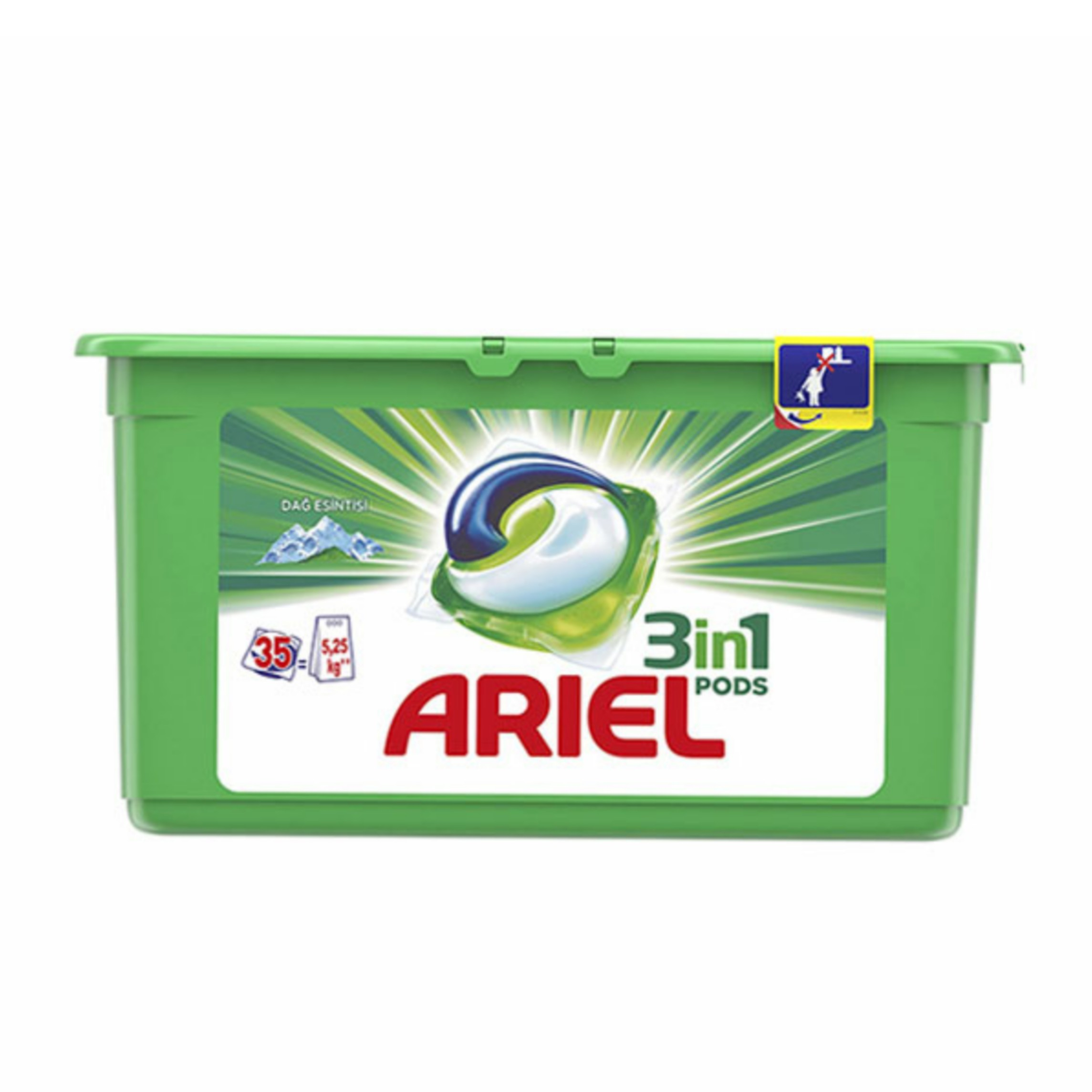 قرص ماشین لباسشویی آریل مدل 3IN1 بسته 35 عددی