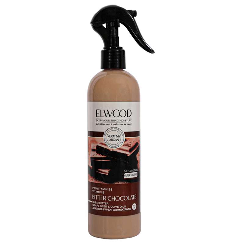 لوسیون مو الوود مدل شکلات تلخ حجم 400 میلی لیتر