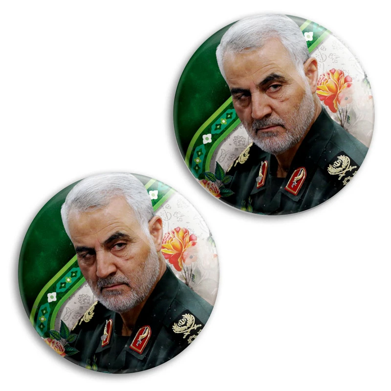 مگنت پرمانه طرح حاج قاسم سلیمانی کد pmag2.26972 مجموعه 2 عددی