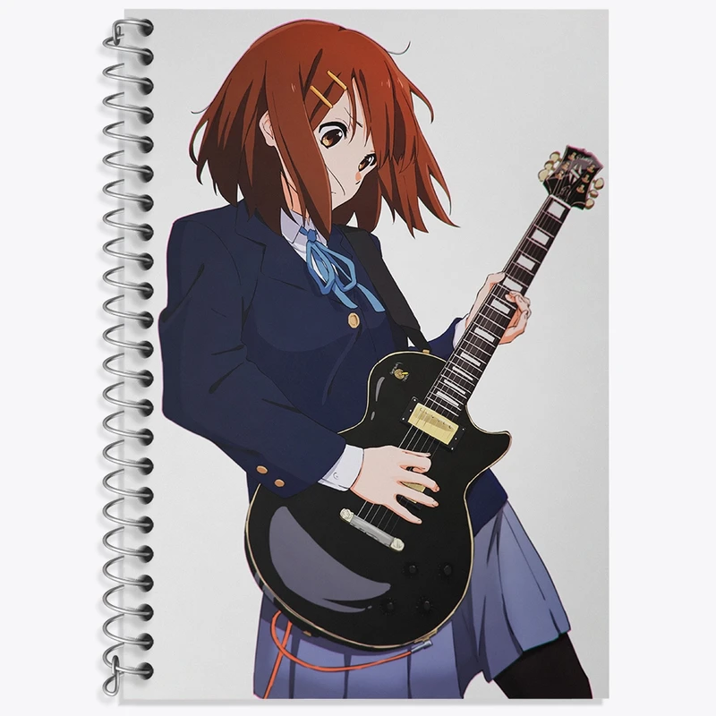 دفتر زبان 50 برگ خندالو مدل دو خط طرح یویی انیمه كي اون کد 34196