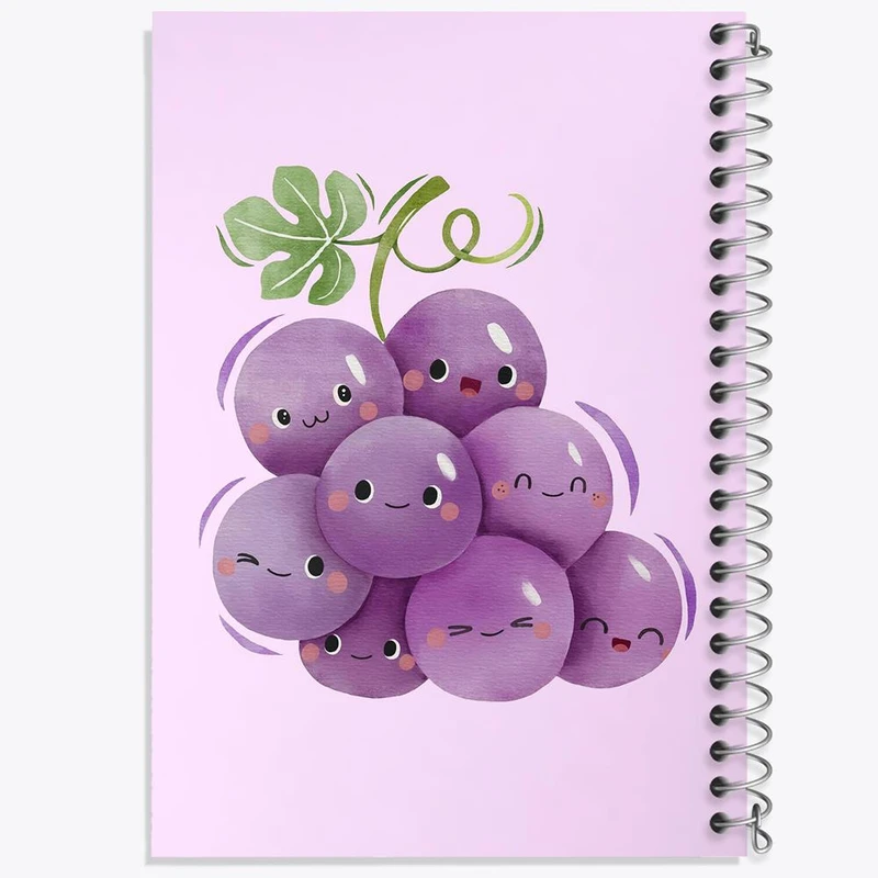 دفتر نقاشی 50 برگ خندالو مدل انگور کد 28407
