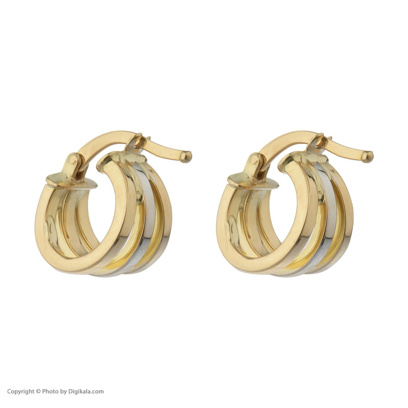 گوشواره طلا 18 عیار زنانه کانیار گالری مدل E37