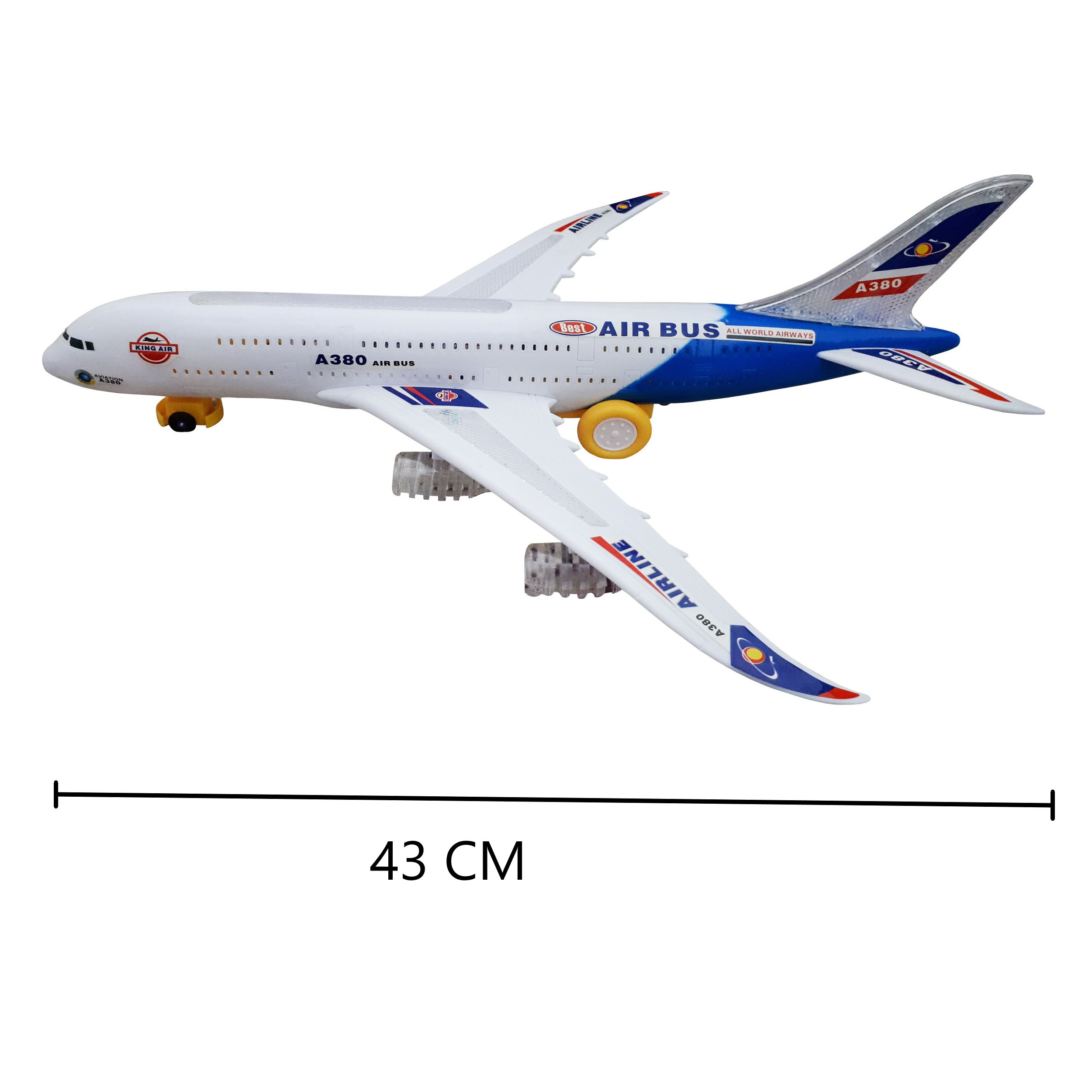 هواپیما بازی طرح ایرباس مدل A380 کد 00328 هواپیما بازی طرح ایرباس مدل A380 کد 00328