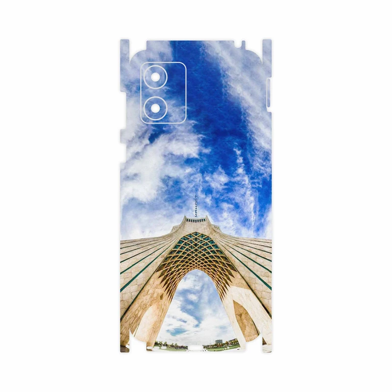 برچسب پوششی ماهوت مدل AZADI_Tower-FullSkin مناسب برای گوشی موبایل موتورولا Moto E13