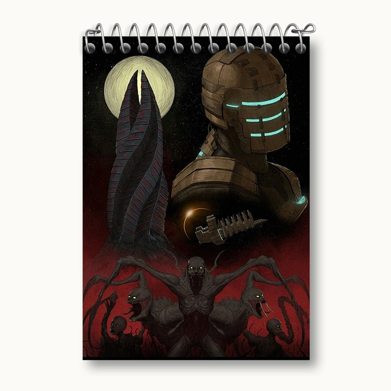 دفتر یادداشت 50 برگ خندالو مدل بازی دد اسپیس (Dead Space) کد 34990