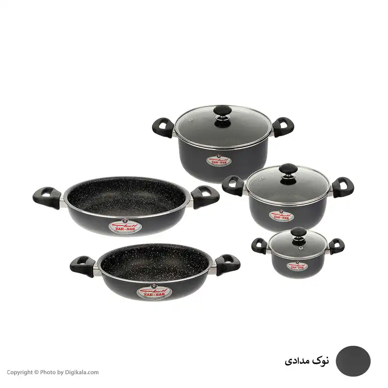 سرویس پخت و پز 8 پارچه زرساب مدل چیلی