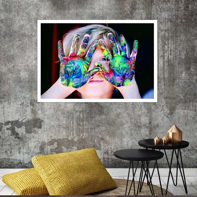 تابلو بکلیت طرح عکاسی هنری مدل قاب شاسی W-s8486